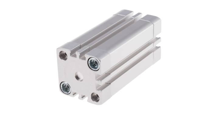 Cilindro pneumatico Festo ADN-32-60-I-PPS-A, doppio effetto, foro 32mm, corsa 60mm, montaggio verticale o orizzontale.