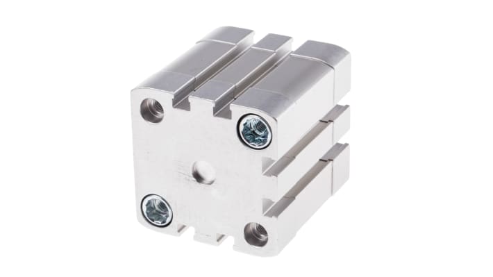 Cilindro pneumatico Festo ADN-40-15-I-P-A, doppio effetto, foro 40mm, corsa 15mm, montaggio verticale o orizzontale.