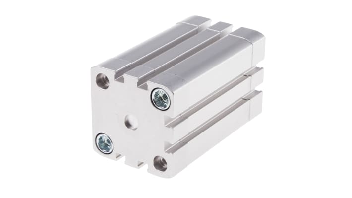 Cilindro pneumatico Festo ADN-40-50-I-PPS-A, doppio effetto, foro 40 mm, corsa 50 mm, filettatura G 1/8, max 10 bar.