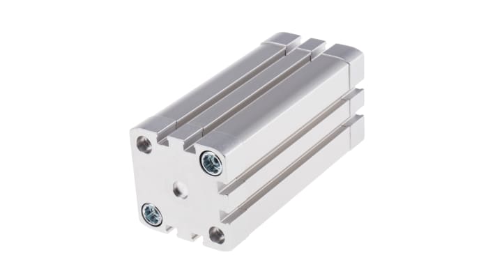 Cilindro pneumatico Festo ADN-40-80-I-P-A, doppio effetto, foro 40mm, corsa 80mm, montaggio verticale o orizzontale.