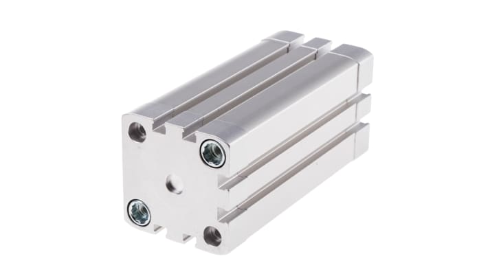 Cilindro pneumatico Festo ADN-40-80-I-PPS-A, doppio effetto, foro 40mm, corsa 80mm, attacco G 1/8, max 10 bar.