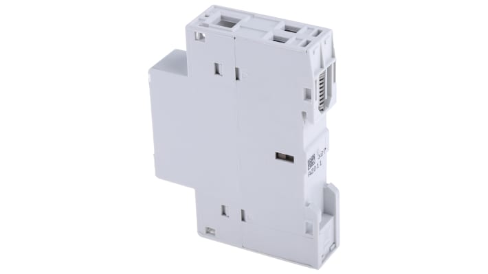 Contattore Lovato CN2011220, 2 poli, 9 A, 4 kW, montaggio su guida DIN, dimensioni 17.5 mm x 65 mm x 85 mm.