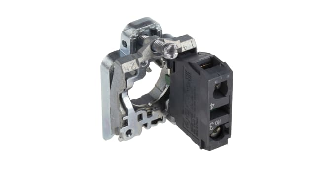 Pulsante a filo Schneider Electric XB4BA11, SPST, 10A, IP66/IP67/IP69K - Montaggio a pannello per controllo industriale.