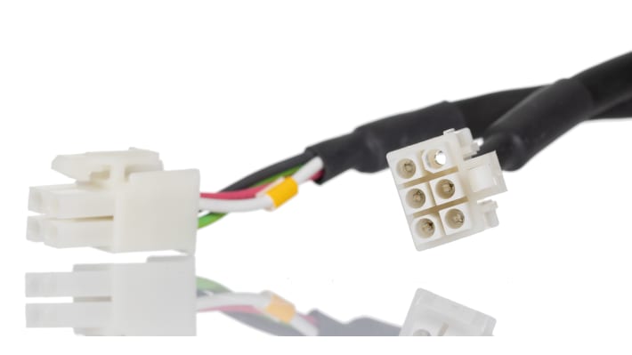 Servomotore Omron R88M-G20030H-S2, potenza 200 W, coppia 0,64 Nm, dimensioni 60x60x109 mm, velocità 3000 giri/min.