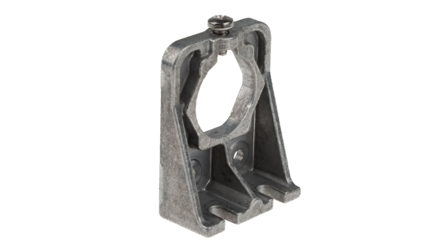 Staffa di fissaggio Telemecanique Sensors XMLZL017 per sensori di pressione, compatibile con pressostati serie XM OsiSense. Montaggio sicuro.