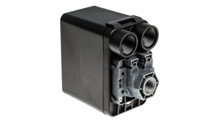 Pressostato differenziale Telemecanique Sensors XMPA12B2131C, 12 bar max, attuatore a diaframma, IP54, temperatura -25/+70°C.