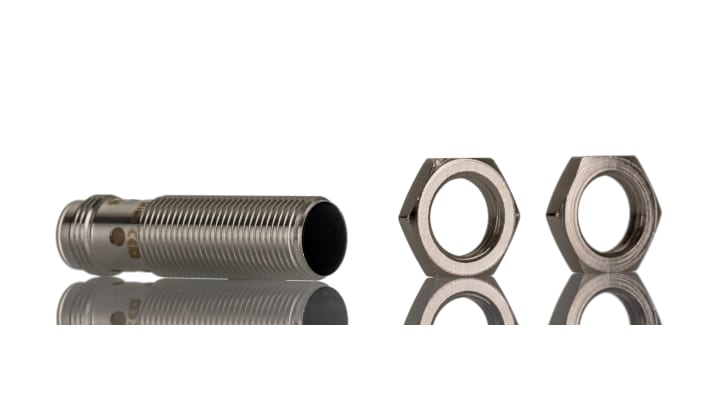 Sensore di prossimità cilindrico BALLUFF BES 516-325-E5-C-S4, tecnologia PNP M12, rilevamento a 2 mm, IP68, montaggio a filo.