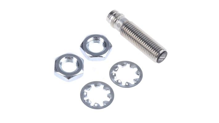 Sensore di prossimità induttivo cilindrico BALLUFF BES 516-324-SA56-E5-C-S49, PNP, M8, rilevamento 1,5 mm, IP67.