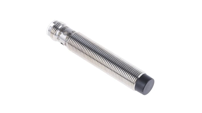 Sensore di prossimità induttivo cilindrico BALLUFF BES 516-356-S4-C, PNP, M12, 4 mm, IP68, acciaio inox, 70 mm, -40/+85 °C.