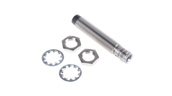Sensore di prossimità induttivo cilindrico BALLUFF BES 516-356-S4-C, PNP, M12, 4 mm, IP68, acciaio inox, 70 mm, -40/+85 °C.