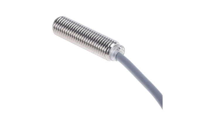 Sensore di prossimità cilindrico PNP BALLUFF BES 516-324-E4-C-03, M8, rilevamento 1,5 mm, IP68, acciaio inox, 10-30 V c.c.