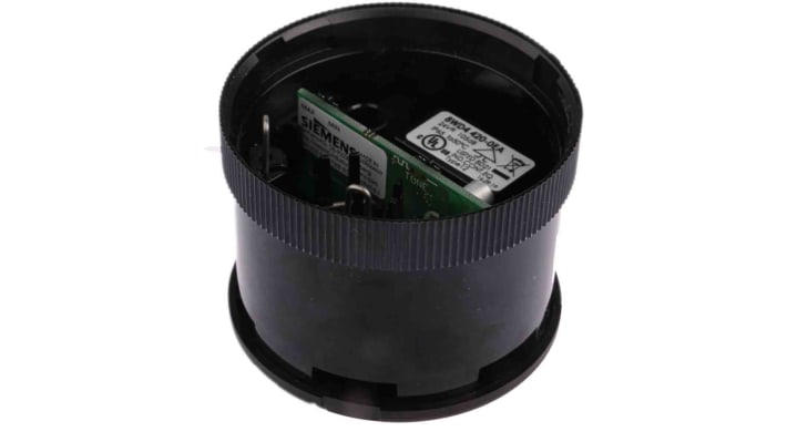 Cicalino Siemens 8WD4420-0EA, 24 V c.c., design compatto, grado di protezione IP65, uscita 102 dB, per installazione modulare.