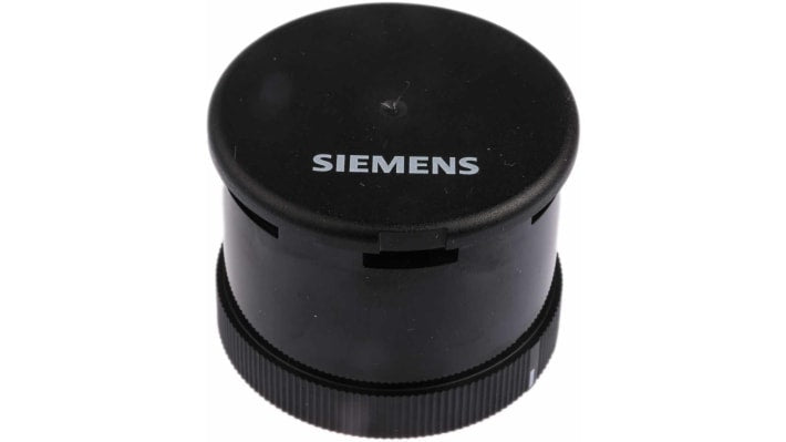 Cicalino Siemens 8WD4420-0EA, 24 V c.c., design compatto, grado di protezione IP65, uscita 102 dB, per installazione modulare.