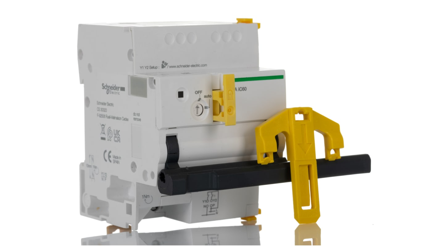 Contatto ausiliario automatico Schneider Electric A9C70114 per recloser Acti9 ARA iC60 - DIN 400V, temperatura operativa -25/+60°C. Ideale per birrifici, impianti di produzione e macchinari pesanti.