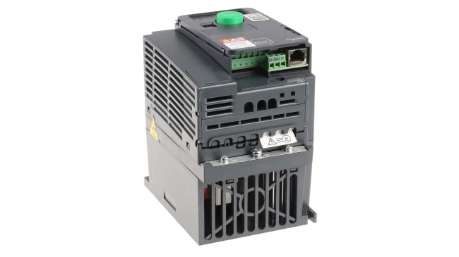 Schneider Electric ATV320U06N4C - Azionamento a velocità variabile trifase - 0,55 kW, 400 V, 3 fasi, 0,1-599 Hz - HVAC e imballaggio.