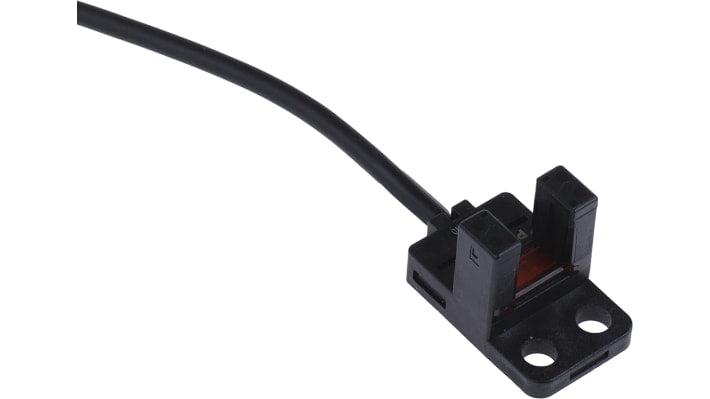 Sensore fotoelettrico a forcella Panasonic PM-Y45, rilevamento 6 mm, uscita NPN, montaggio a pannello, grado di protezione IP64.