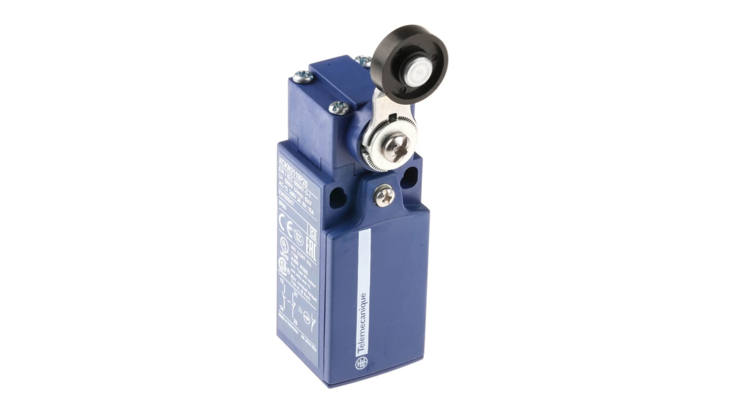 Interruttore di fine corsa Telemecanique Sensors XCKN2118P20, Leva a Rullo, NO/NC, 240V, 10A, IP65 - Ideale per applicazioni industriali.