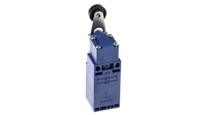 Interruttore di fine corsa a leva a rullo Telemecanique Sensors, configurazione NO/NC, grado di protezione IP65, dimensioni 30mm x 42.3mm x 157mm.