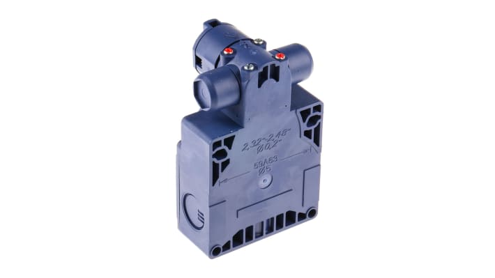 Interruttore di fine corsa Telemecanique Sensors XCKVR54D1H29, asta, 2NC, IP65, 240V, 10A, lunghezza 200mm, montaggio EN50047.
