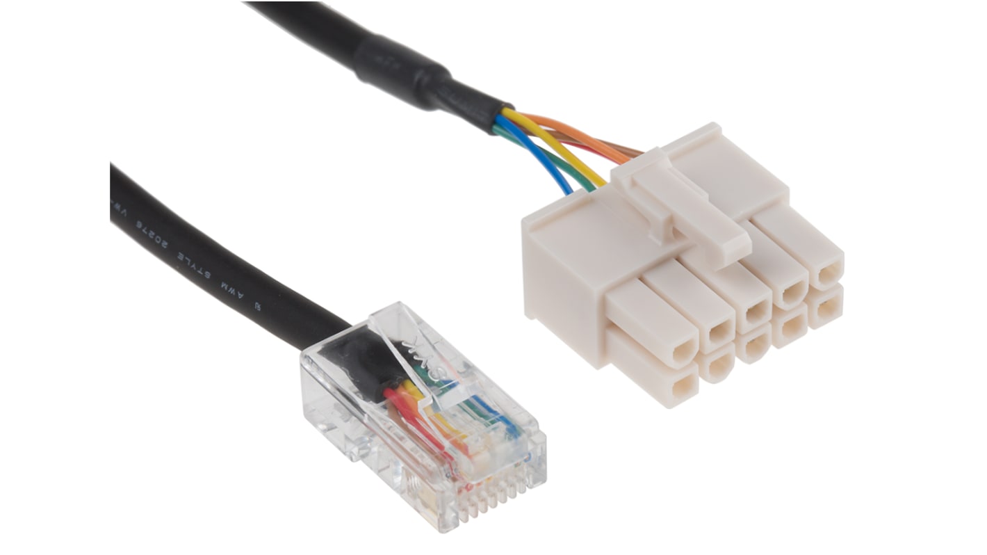 Cavo Panasonic DV0P38330 da 3 m per pannello B della serie GV, compatibile con motori brushless e amplificatori MINAS-BL GP.