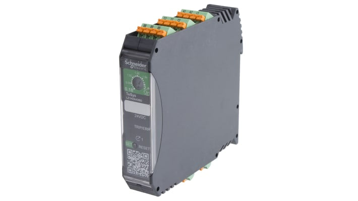 Starter motore avanzato Schneider Electric LZ1H2X43BD, potenza 1,1 kW, montaggio su guida DIN, protezione IP20.