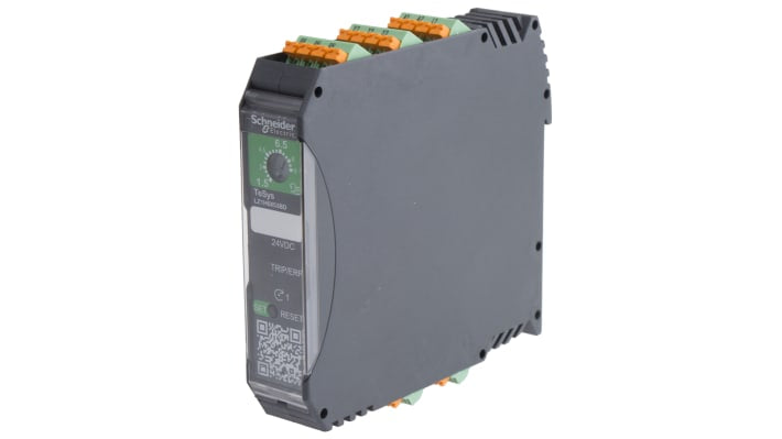 Starter motore avanzato Schneider Electric LZ1H6X53BD, 3 kW, montaggio su guida DIN, protezione IP20, funzioni di reset e protezione sovraccarico.