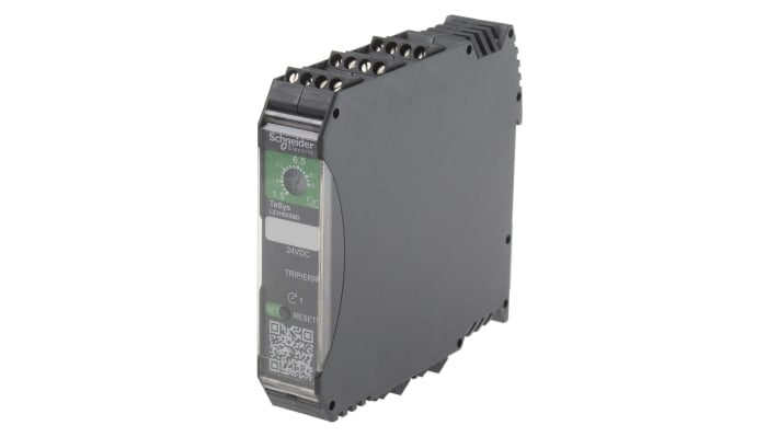 Starter motore avanzato Schneider Electric LZ1H6X5BD, potenza 3 kW, montaggio su guida DIN, dimensioni 99 x 22,5 x 114,5 mm.