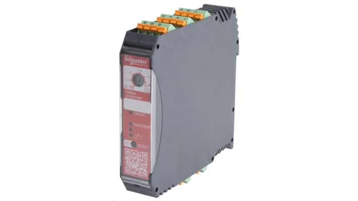 Starter motore avanzato Schneider Electric LZ7H2X43BD, potenza 1,1 kW, montaggio su guida DIN, protezione IP20.