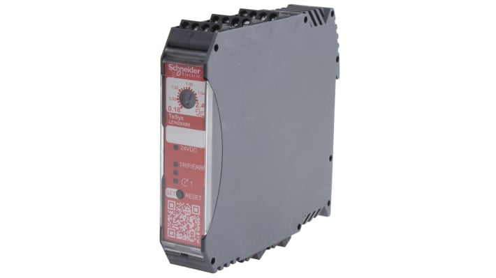 Starter motore avanzato Schneider Electric LZ7H2X4BD, potenza 1,1 kW, montaggio su guida DIN, protezione IP20.