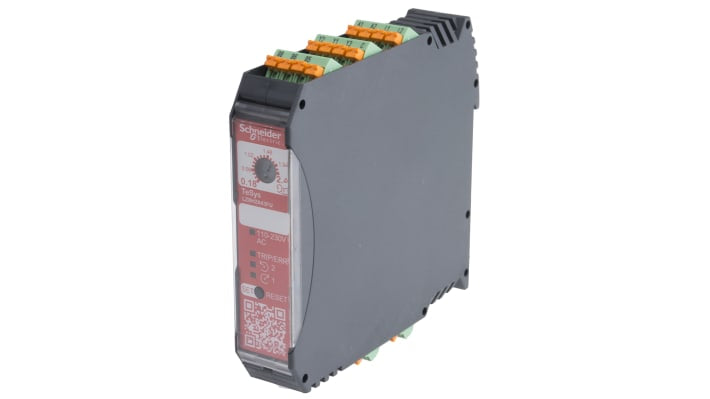 Starter motore avanzato Schneider Electric LZ8H2X43FU, potenza 1,1 kW, montaggio su guida DIN, protezione IP20.