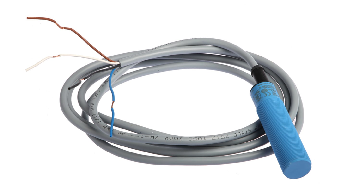 Sensore di prossimità cilindrico Sick CM18-08BPP-EW1, PNP, tecnologia capacitiva, gamma di rilevamento 8 mm, IP68/IP69K.