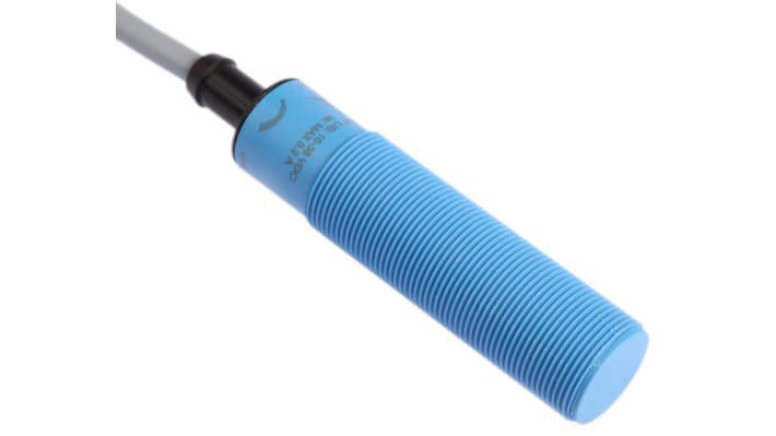 Sensore di prossimità cilindrico Sick CM18-12NPP-EW1, tecnologia PNP, rilevamento 12 mm, grado di protezione IP68/IP69K.