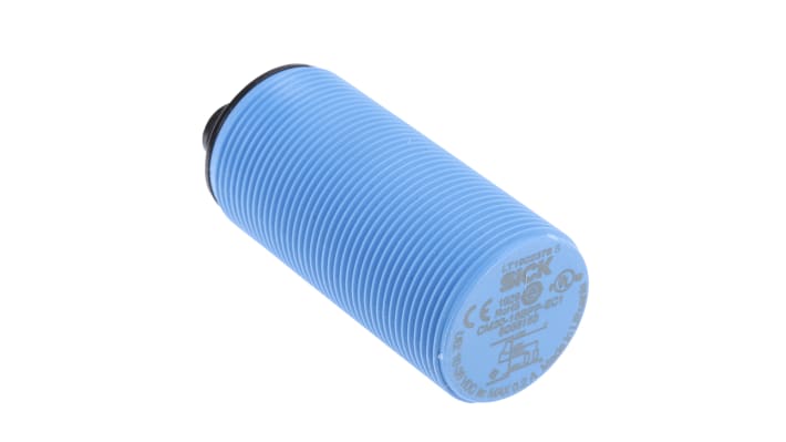 Sensore di prossimità cilindrico Sick CM30-16BPP-EC1, PNP, rilevamento 16 mm, IP68/IP69K, alimentazione 10-36 V c.c.