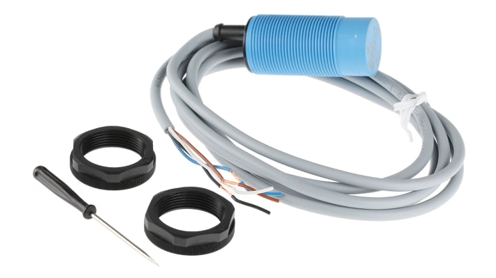 Sensore di prossimità cilindrico Sick CM30-25NPP-EW1, tecnologia PNP, rilevamento 25 mm, grado di protezione IP68/IP69K.