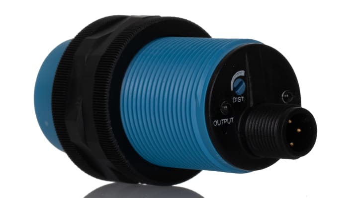 Sensore di prossimità cilindrico Sick CM30-25NPP-EC1, tecnologia PNP, rilevamento 25 mm, grado di protezione IP68/IP69K.