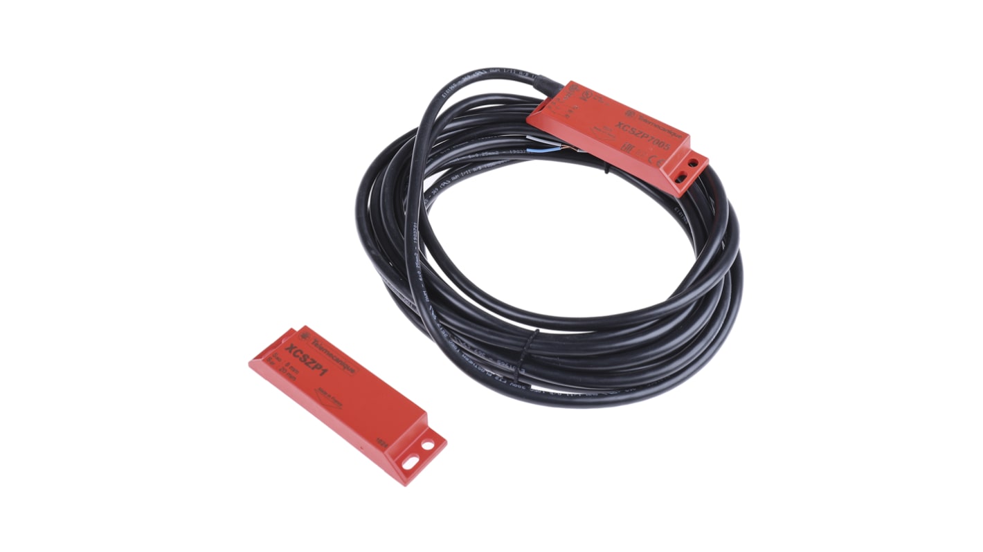 Interruttore di sicurezza Telemecanique Sensors XCSDMP7005, magnetico codificato, dimensioni 88 x 25 x 13 mm, grado di protezione IP66/67.