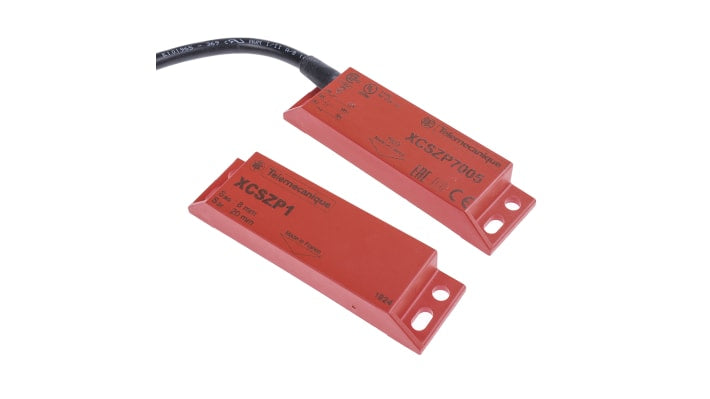 Interruttore di sicurezza Telemecanique Sensors XCSDMP7005, magnetico codificato, dimensioni 88 x 25 x 13 mm, grado di protezione IP66/67.