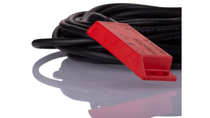 Interruttore di sicurezza senza contatto Telemecanique Sensors, 24V cc, IP66, 3NC/NO, cavo 10 m, dimensioni 88x25x13 mm.