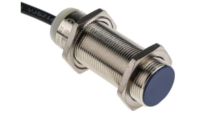 Sensore di prossimità cilindrico PNP Telemecanique Sensors XS118BLPAL2, M18 x 1, rilevamento 5 mm, IP65/IP67, alimentazione 12-24 V c.c.