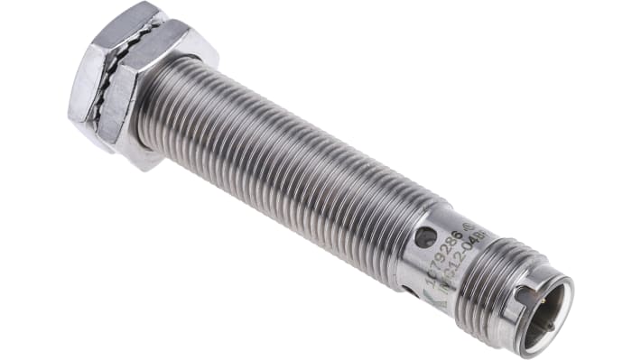 Sensore di prossimità cilindrico Sick IMC12-04BPPVC0SA00, PNP, M12, rilevamento 4 mm, IP68/IP69K, acciaio inox.