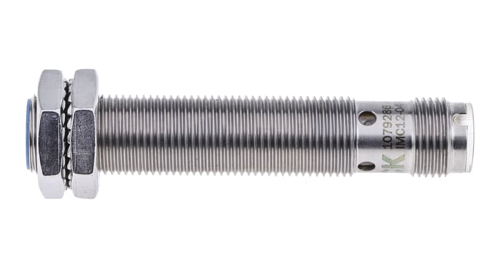 Sensore di prossimità cilindrico Sick IMC12-04BPPVC0SA00, PNP, M12, rilevamento 4 mm, IP68/IP69K, acciaio inox.