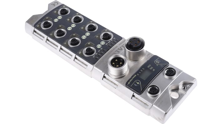 Scatola sensore BALLUFF BNI EIP-508-105-Z015, modulo IO-Link 8 porte, connettore M12, IP67, tensione 18-30.2V cc.