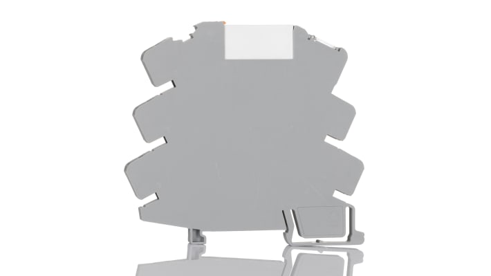 Relè d'interfaccia Wago 857358, bobina 230V, montaggio su guida DIN, corrente 6 A, dimensioni 6 x 94 x 81 mm.