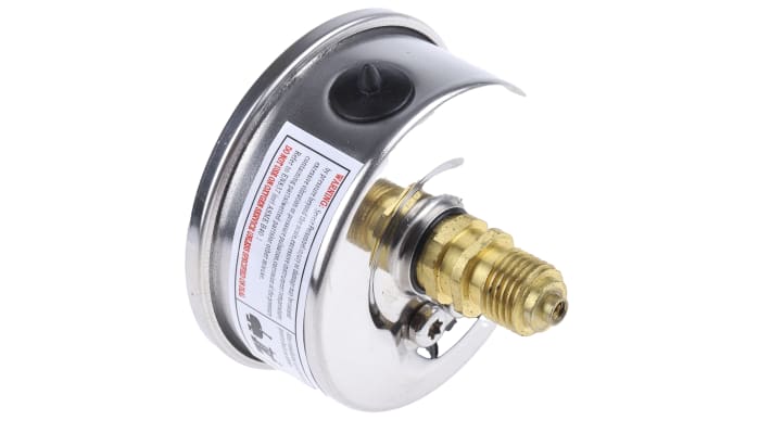 Manometro Bourdon MIT3-F22.B35, misura pressione 0-250 bar, attacco G 1/4, diametro 63 mm, precisione ± 2.5%.