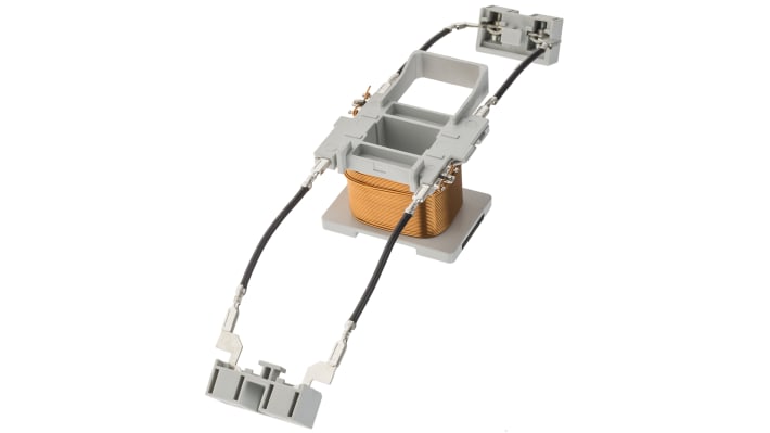 Bobina contattore Lovato BFX93A024, 24 V c.a., montaggio a pannello, con contatti ausiliari e blocco meccanico.