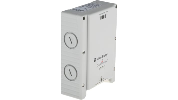 Interruttore di interblocco a solenoide Allen Bradley Guardmaster 442G-MABR-UT-C00, alimentazione 5-24V cc, grado di protezione IP65, dimensioni 285.3x114x113.9 mm.