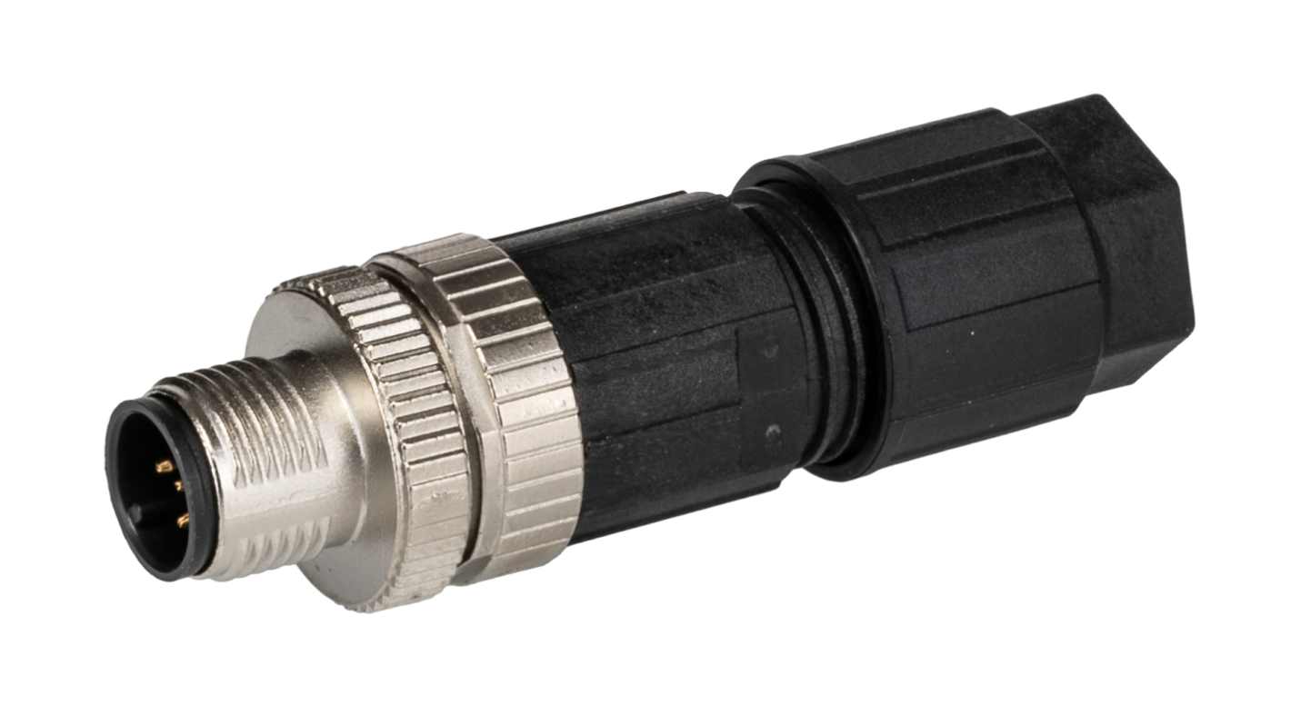 Connettore circolare femmina Phoenix Contact SACC M12 5 poli IP67 per collegamenti rapidi e affidabili in ambienti industriali.