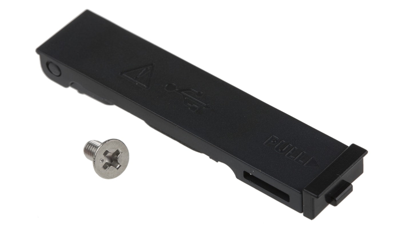 Coperchio di protezione HMI GOT Mitsubishi Electric GT21-WUCOV per interfaccia USB, compatibile con GT21 e GT25 Wide.