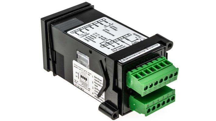 Contatore LED Baumer NE210.012AXA1, 5 cifre, montaggio a pannello, ingresso logico, IP65, alimentazione 115-230 V.