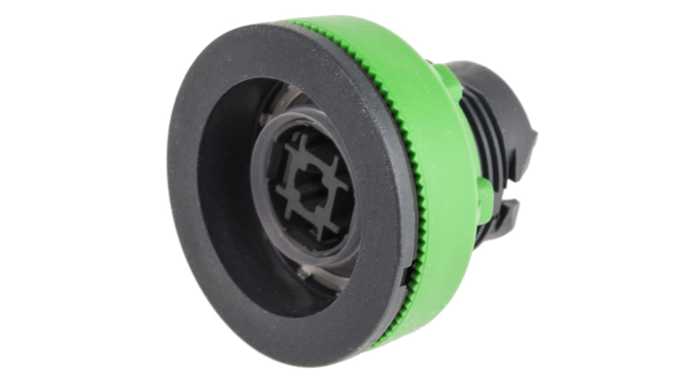 Attuatore pulsante instabile Schneider Electric ZB5FA0, testa rotonda, montaggio a filo, diametro 30 mm, grado di protezione IP66/IP67/IP69K.